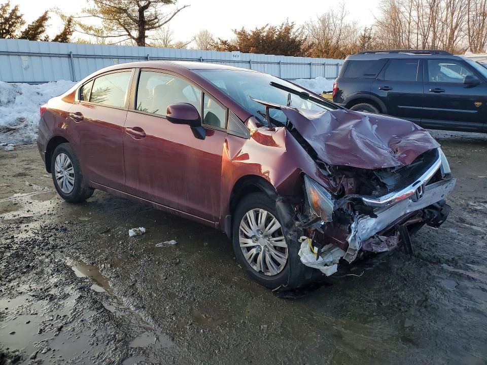Photo 4 from auction – 2012 HONDA CIVIC with VIN 2HGFB2F51CH531583