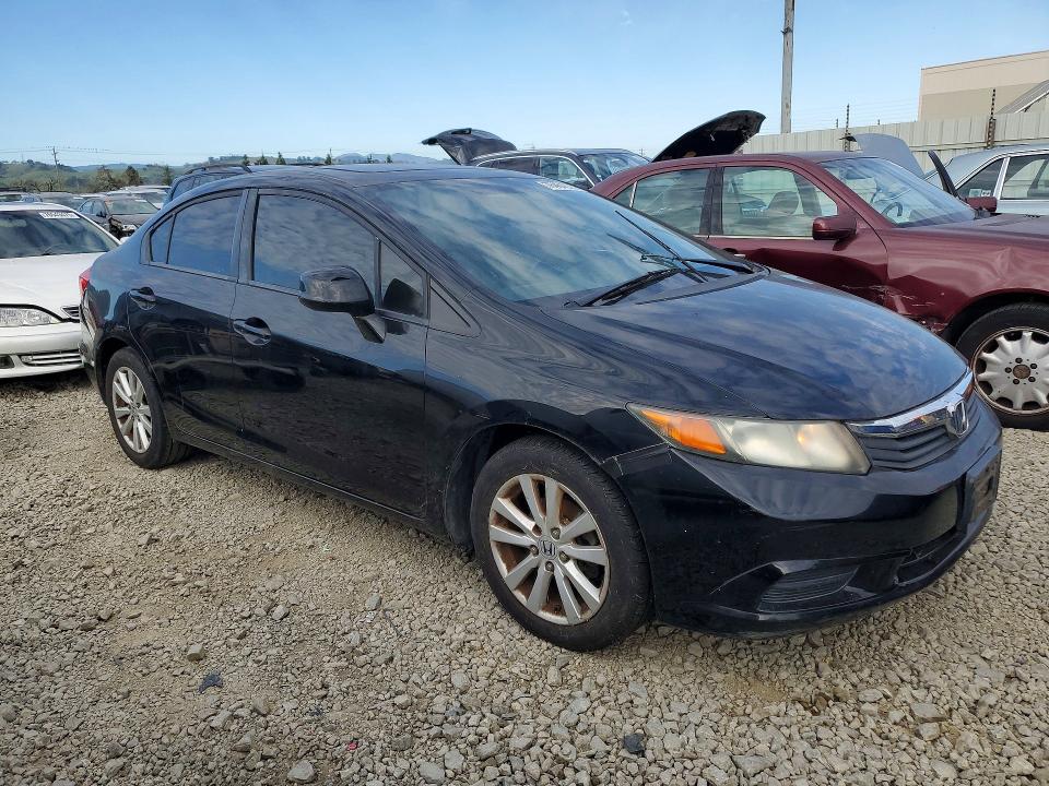 Photo 4 from auction – 2012 HONDA CIVIC EX with VIN 19XFB2F89CE391190