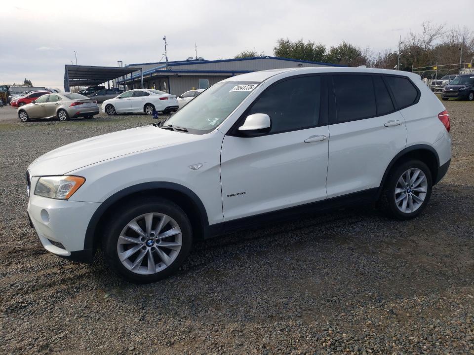 BMW X3 2013 with VIN 5UXWX9C50D0A14635 - Photo from auction