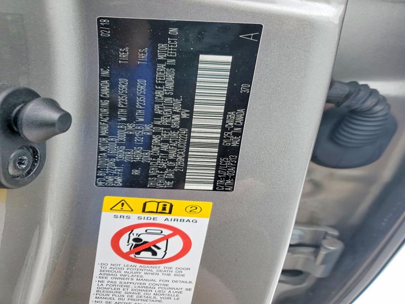 Photo 14 from auction – 2018 LEXUS RX 450H BA with VIN 2T2BGMCA3JC022240