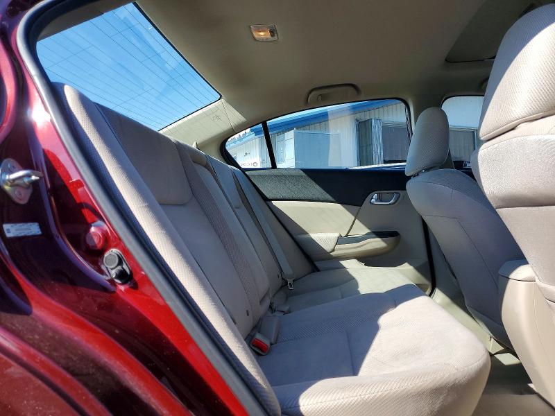 Photo 10 from auction – 2012 HONDA CIVIC with VIN 2HGFB2F8XCH605528