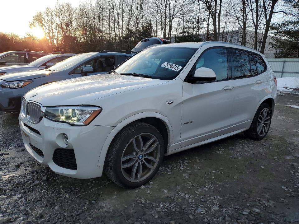 BMW X3 2017 with VIN 5UXWX7C50H0U41935 - Photo from auction