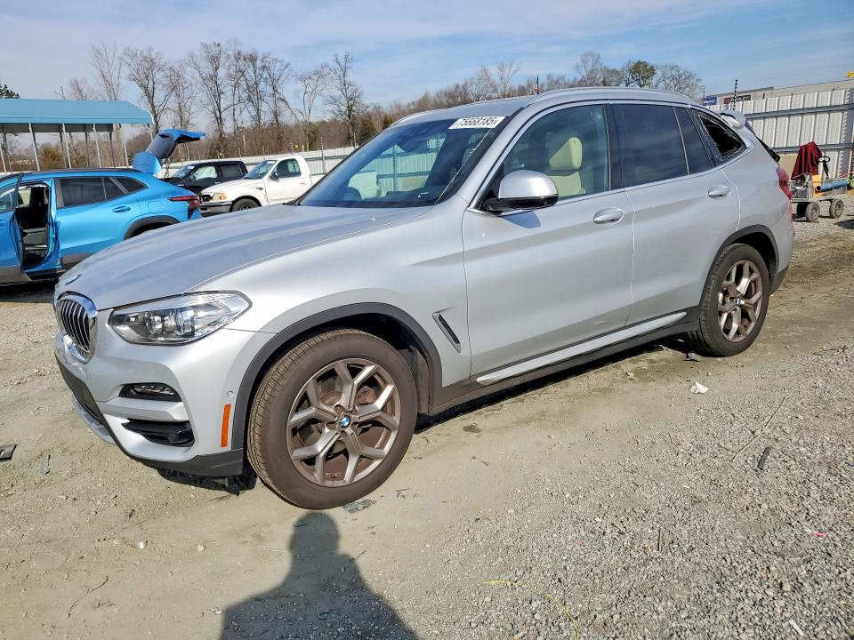 BMW X3 SDRIVE3 2021 with VIN 5UXTY3C06M9G10135 - Photo from auction