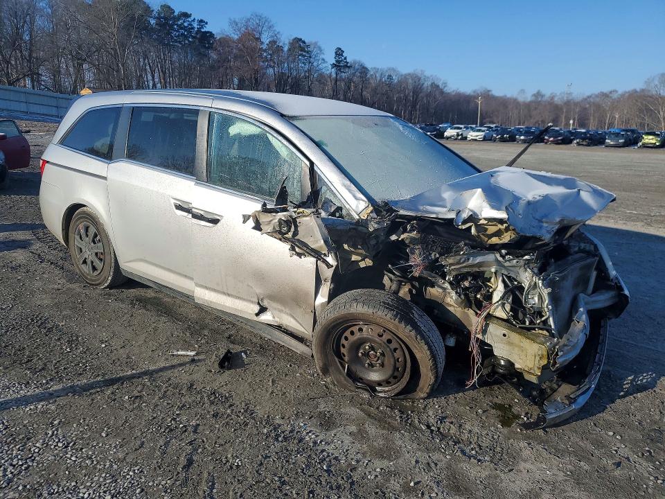 Photo 4 from auction – 2013 HONDA ODYSSEY LX with VIN 5FNRL5H27DB070846