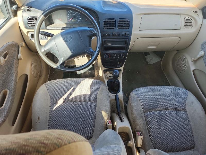 Photo 8 from auction – 2001 KIA RIO with VIN KNADC123716015855