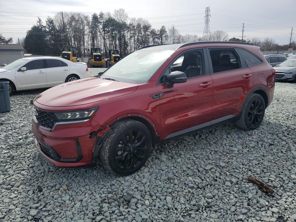 Photo 1 from auction – 2023 KIA SORENTO with VIN 5XYRK4LF2PG198836