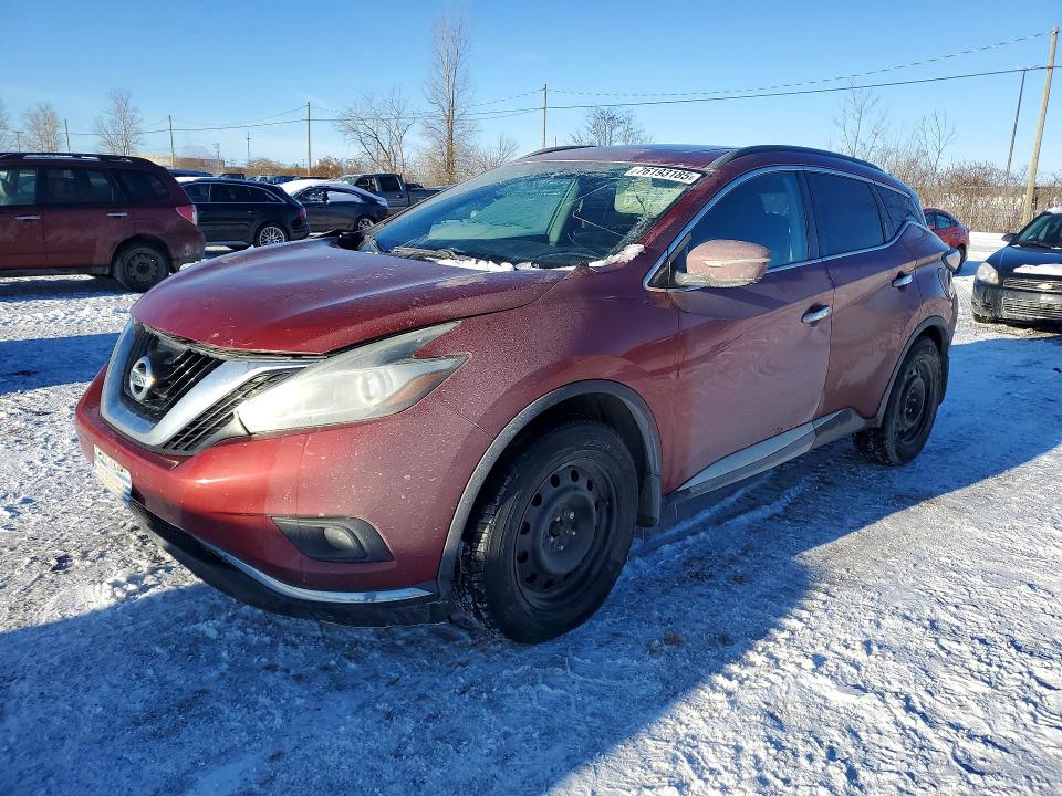 NISSAN MURANO S 2015 with VIN 5N1AZ2MG8FN284465 - Photo from auction