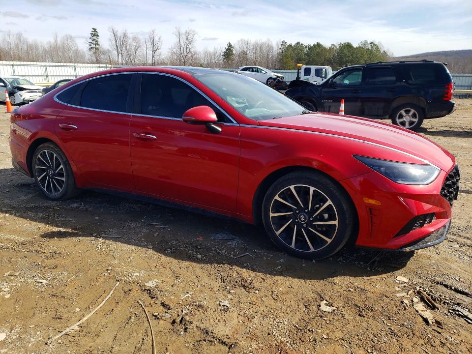 Photo 4 from auction – 2021 HYUNDAI SONATA with VIN 5NPEH4J28MH080274