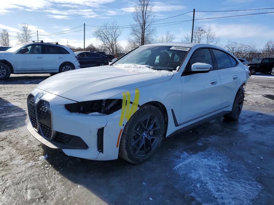 BMW I4 2024 with VIN WBY43AW06RFS76035 - Photo from auction