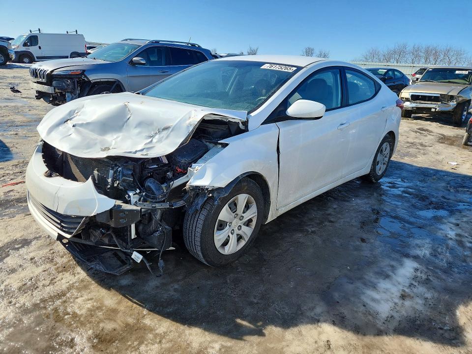 HYUNDAI ELANTRA SE 2016 with VIN 5NPDH4AE4GH729031 - Photo from auction
