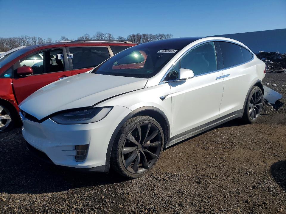 TESLA MODEL X 2020 with VIN 5YJXCBE21LF232754 - Photo from auction