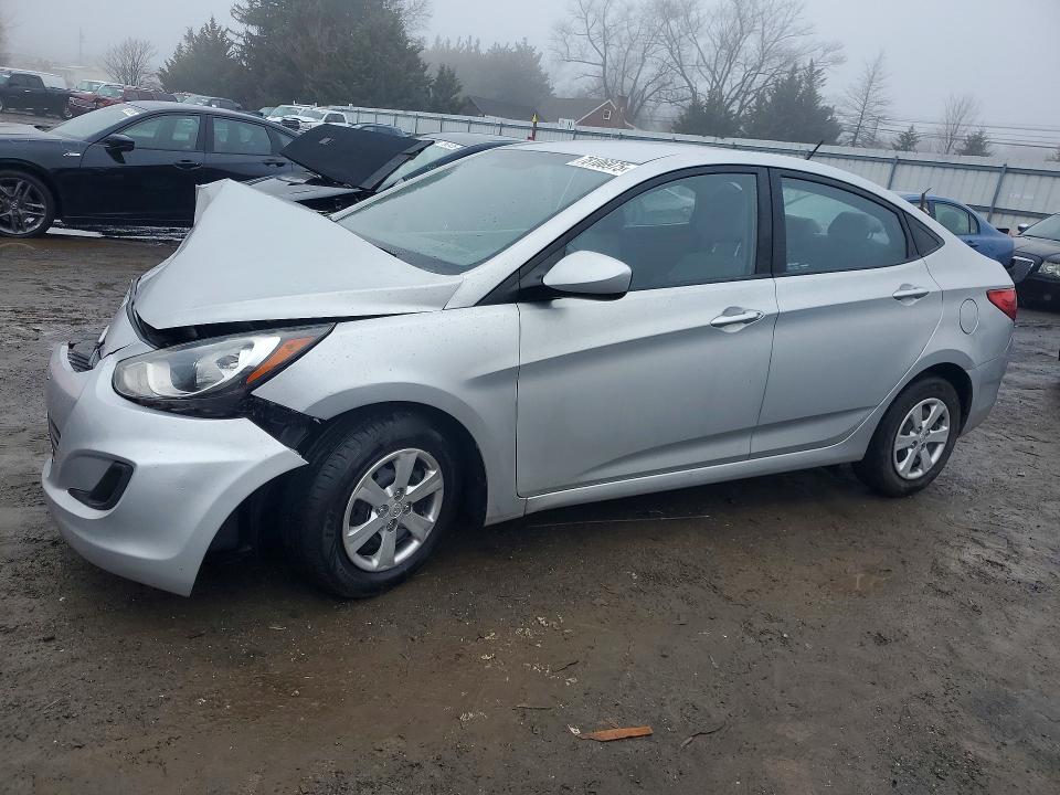 HYUNDAI ACCENT 2014 with VIN KMHCT4AE9EU738963 - Photo from auction