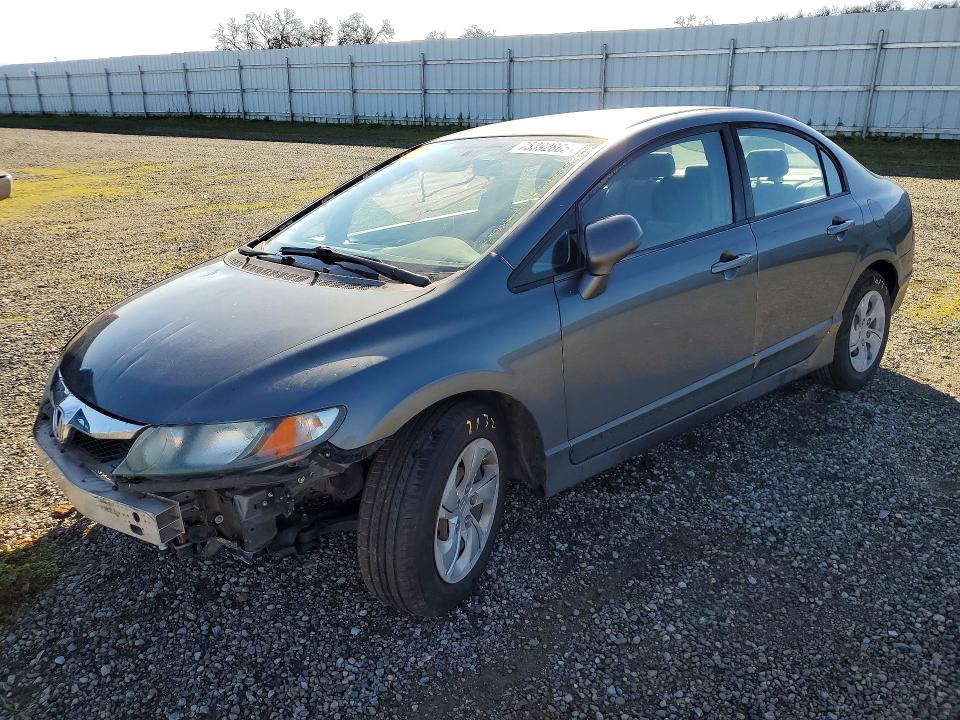 Photo 1 from auction – 2009 HONDA CIVIC LX with VIN 2HGFA16529H313139