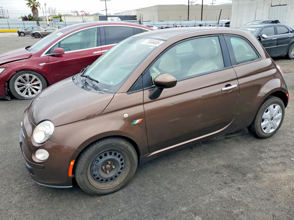 FIAT 500 2012 with VIN 3C3CFFAR8CT272187 - Photo from auction