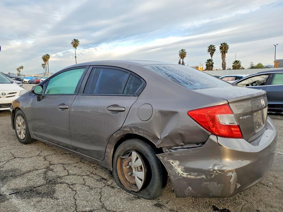 Photo 2 from auction – 2012 HONDA CIVIC with VIN 19XFB2F51CE375068