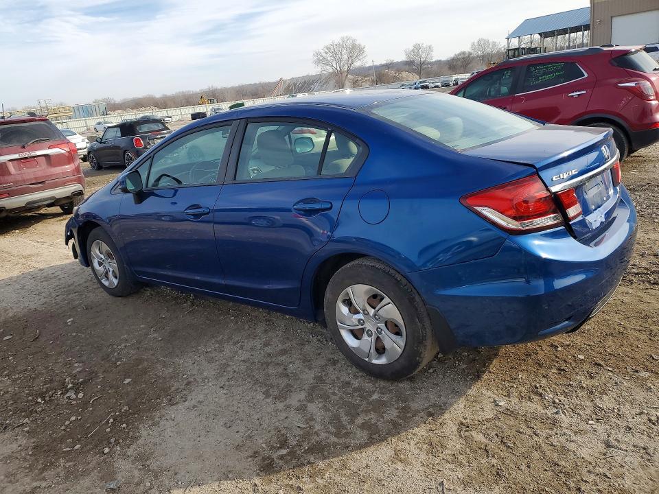 Photo 2 from auction – 2013 HONDA CIVIC LX with VIN 19XFB2F58DE033974