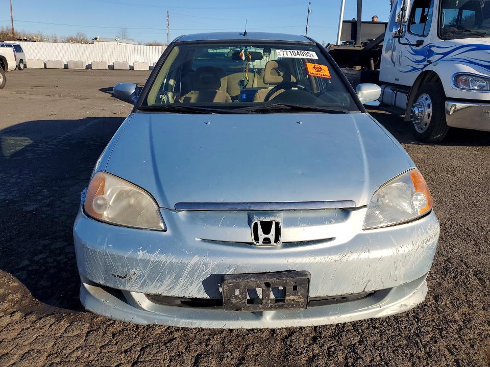 Photo 5 from auction – 2003 HONDA CIVIC HYBR with VIN JHMES96603S019543