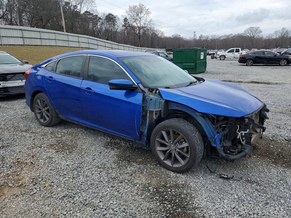 Photo 4 from auction – 2020 HONDA CIVIC with VIN 19XFC1F33LE010302