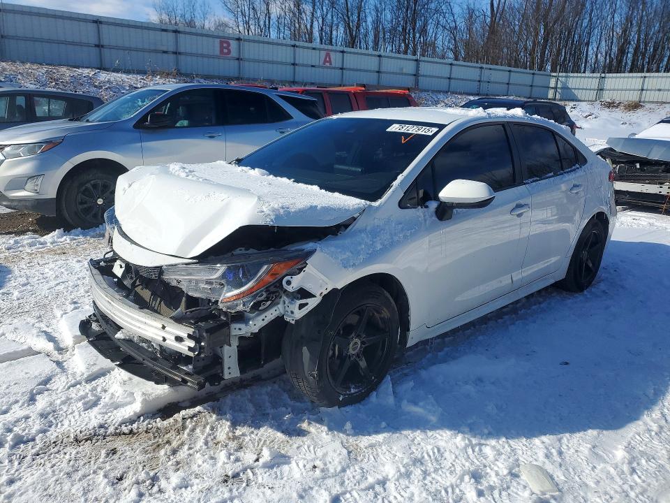 TOYOTA COROLLA 2021 with VIN JTDEPMAE6MJ168342 - Photo from auction