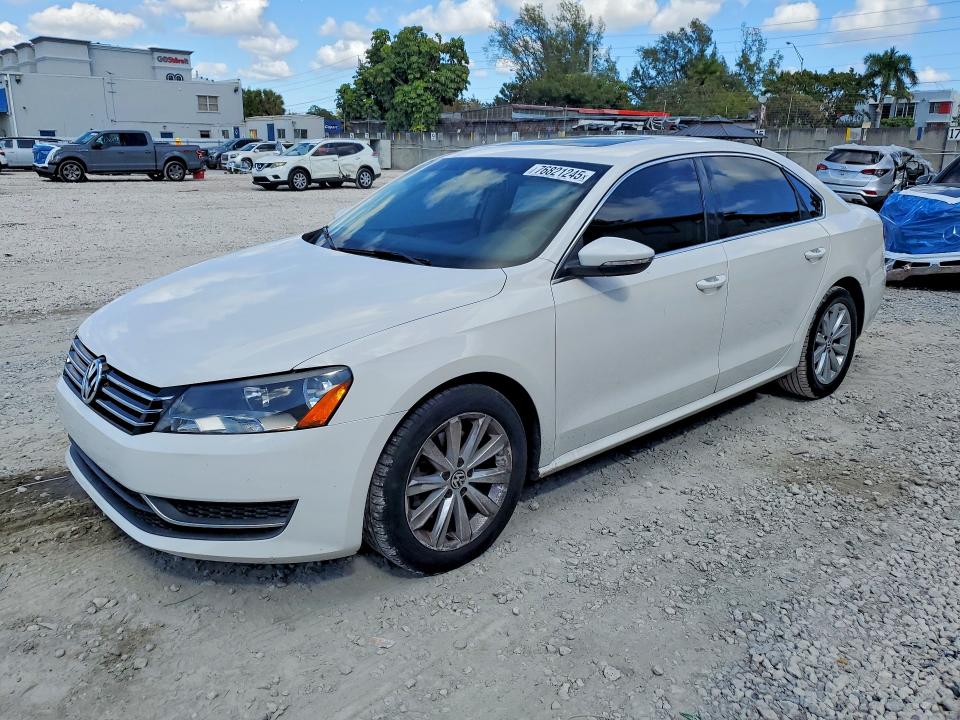 Photo 1 from auction – 2012 VOLKSWAGEN PASSAT SE with VIN 1VWBH7A37CC064801