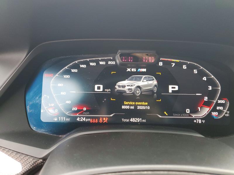 Photo 9 from auction – 2023 BMW X6 M with VIN 5YMCY0C09P9P32741