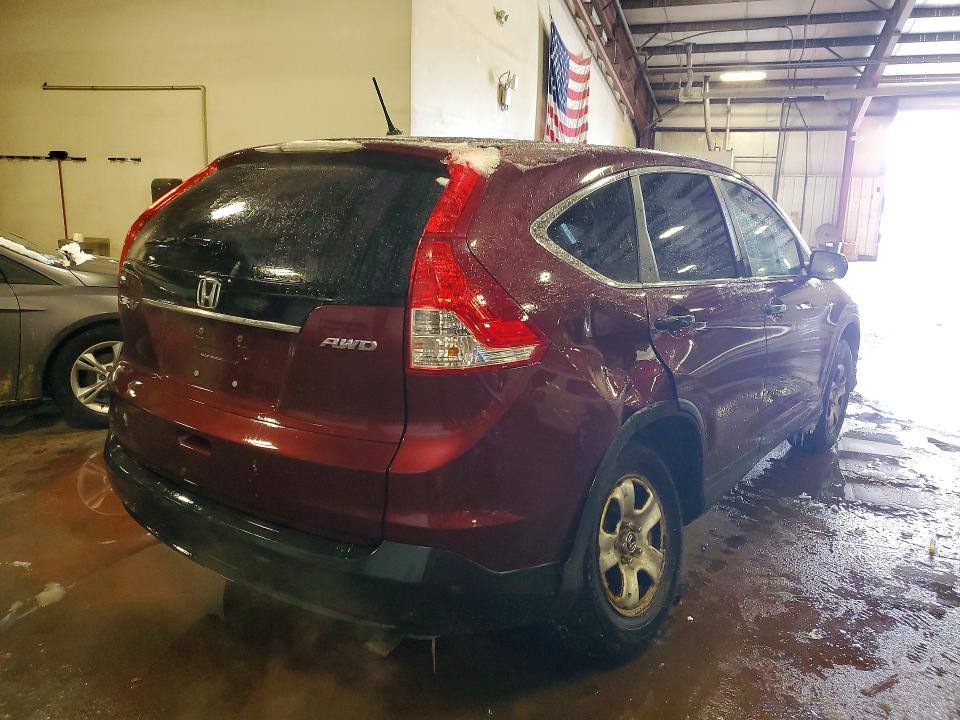 Photo 3 from auction – 2012 HONDA CR-V LX with VIN 5J6RM4H32CL076270