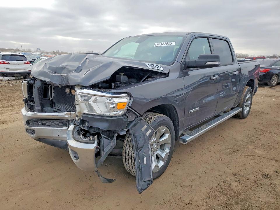 RAM 1500 2019 with VIN 1C6SRFFT7KN654235 - Photo from auction