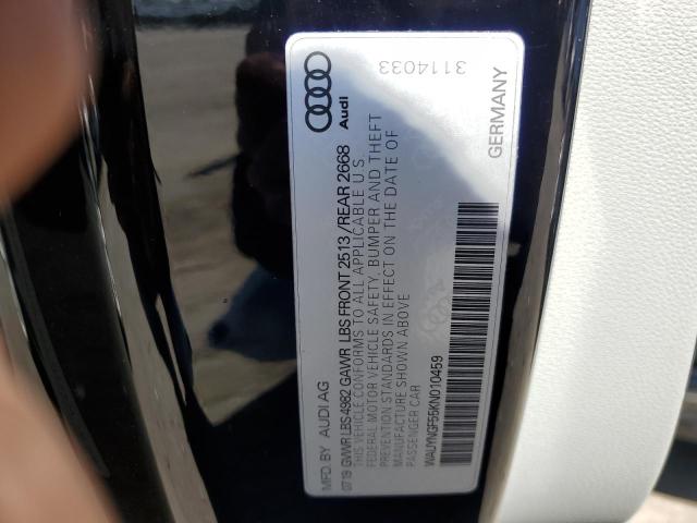 Photo 12 from auction – 2019 AUDI A5 PREMIUM with VIN WAUYNGF55KN010459