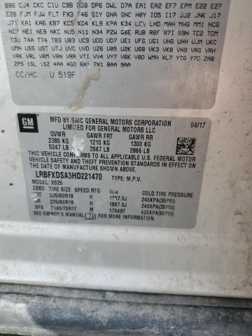 Photo 13 from auction – 2017 BUICK ENVISION E with VIN LRBFXDSA3HD221470