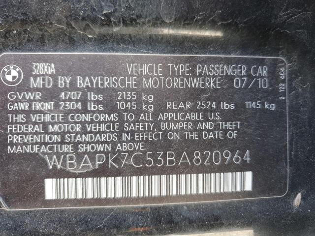 Photo 13 from auction – 2011 BMW 328 XI with VIN WBAPK7C53BA820964