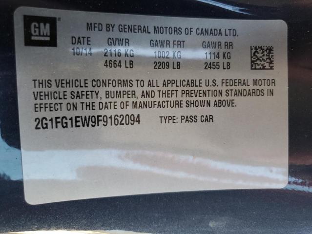 Photo 12 from auction – 2015 CHEVROLET CAMARO SS with VIN 2G1FG1EW9F9162094