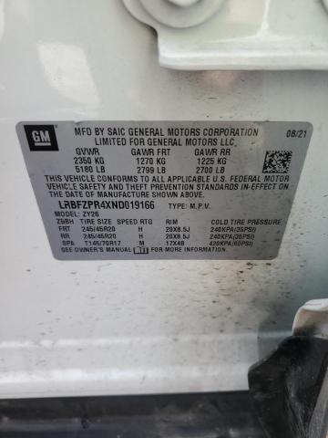 Photo 13 from auction – 2022 BUICK ENVISION E with VIN LRBFZPR4XND019166