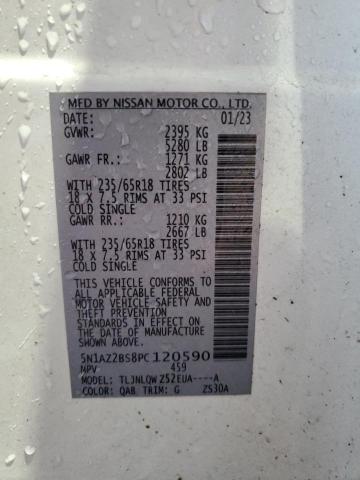 Photo 14 from auction – 2023 NISSAN MURANO SV with VIN 5N1AZ2BS8PC120590