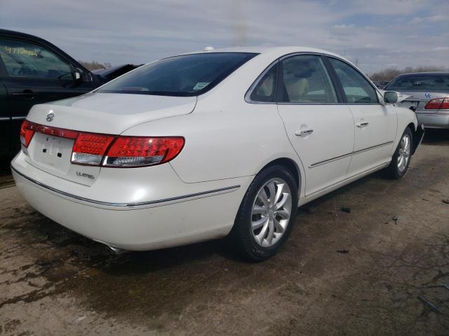 Photo 3 from auction – 2008 HYUNDAI AZERA SE with VIN KMHFC46F58A290581