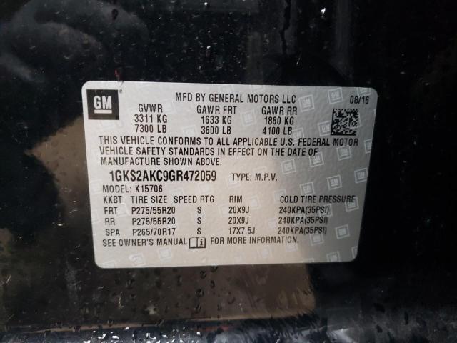 Photo 14 from auction – 2016 GMC YUKON SLE with VIN 1GKS2AKC9GR472059