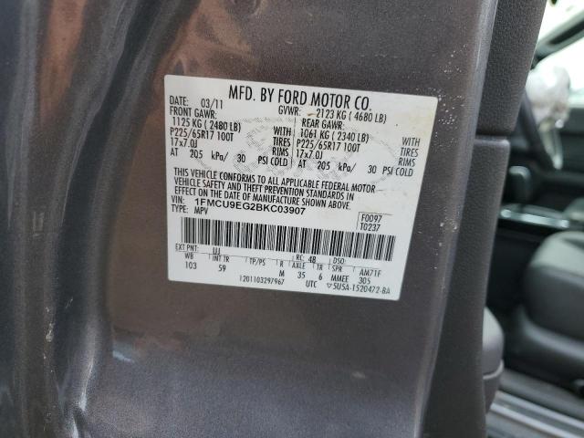 Photo 12 from auction – 2011 FORD ESCAPE LIM with VIN 1FMCU9EG2BKC03907