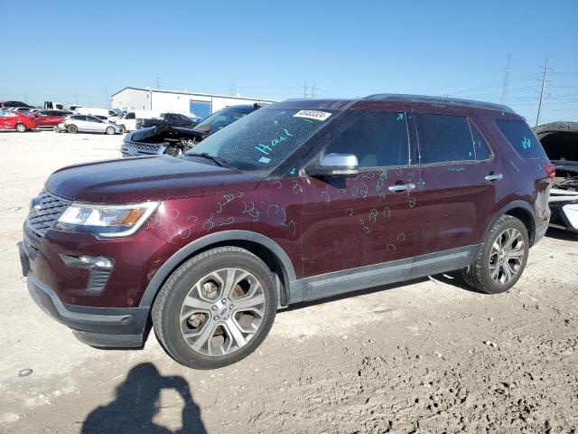 FORD EXPLORER P 2018 with VIN 1FM5K8HTXJGC35037 - Photo from auction