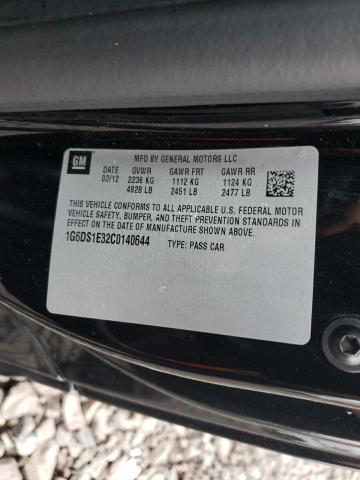 Photo 12 from auction – 2012 CADILLAC CTS PREMIU with VIN 1G6DS1E32C0140644