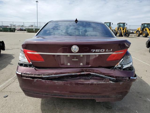 Photo 6 from auction – 2006 BMW 750 LI with VIN WBAHN83596DT37114