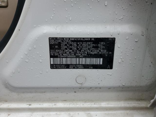 Photo 14 from auction – 2012 TOYOTA RAV4 LIMIT with VIN 2T3DK4DV1CW080689