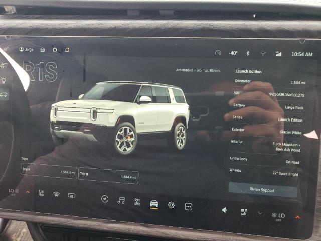 Photo 9 from auction – 2022 RIVIAN R1S LAUNCH with VIN 7PDSGABL3NN001275