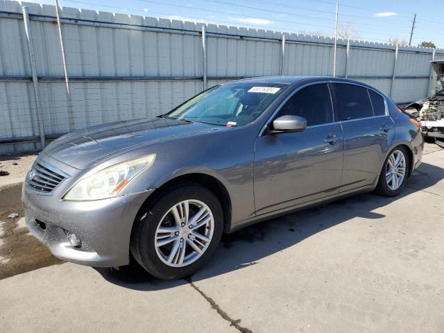 INFINITI G25 BASE 2012 with VIN JN1DV6AP6CM811979 - Photo from auction
