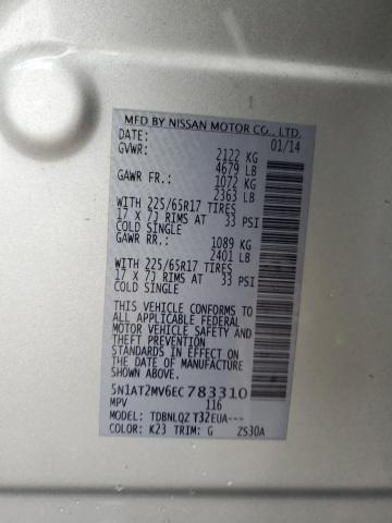 Photo 12 from auction – 2014 NISSAN ROGUE S with VIN 5N1AT2MV6EC783310