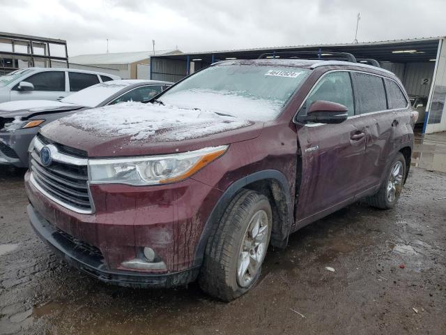 TOYOTA HIGHLANDER 2015 con VIN 5TDDCRFH1FS010651 - Foto de la subasta