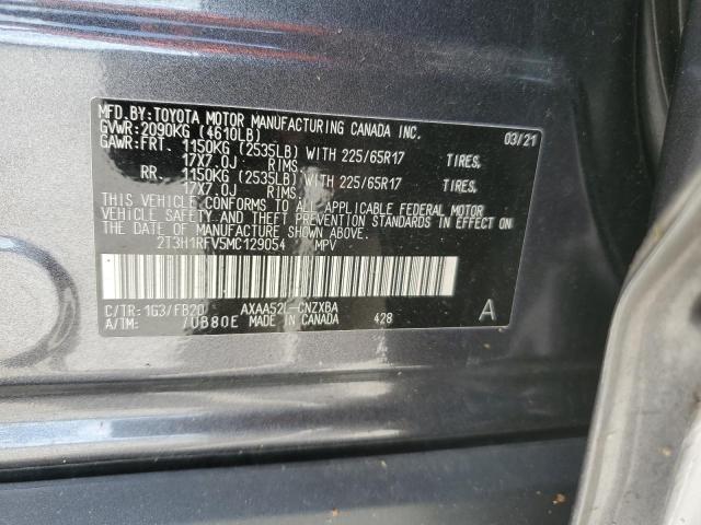 Photo 13 from auction – 2021 TOYOTA RAV4 LE with VIN 2T3H1RFV5MC129054