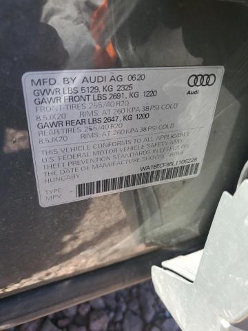 Photo 12 from auction – 2020 AUDI Q3 PREMIUM with VIN WA1EECF36L1106228