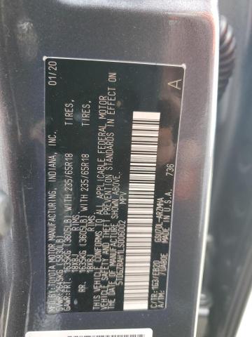 Photo 14 from auction – 2020 TOYOTA HIGHLANDER with VIN 5TDGZRAH1LS006002