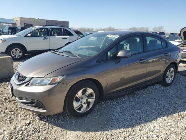 HONDA CIVIC LX 2013 with VIN 2HGFB2F56DH502372 - Photo from auction