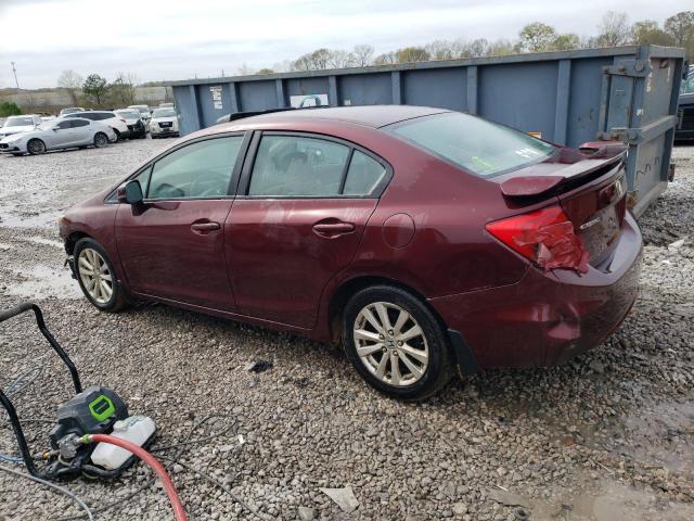 Photo 2 from auction – 2012 HONDA CIVIC EX with VIN 2HGFB2F82CH531960