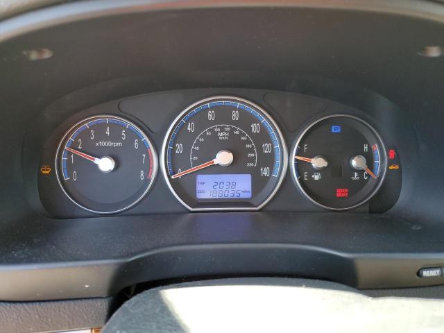 Photo 9 from auction – 2009 HYUNDAI SANTA FE G with VIN 5NMSG73D69H233616